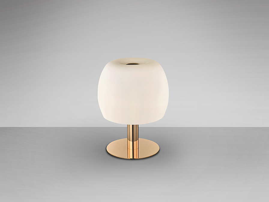 Schuller Lighting Table lamps Baloon 161190  BALOON-TABLE LAMP GOLD/OPAL
