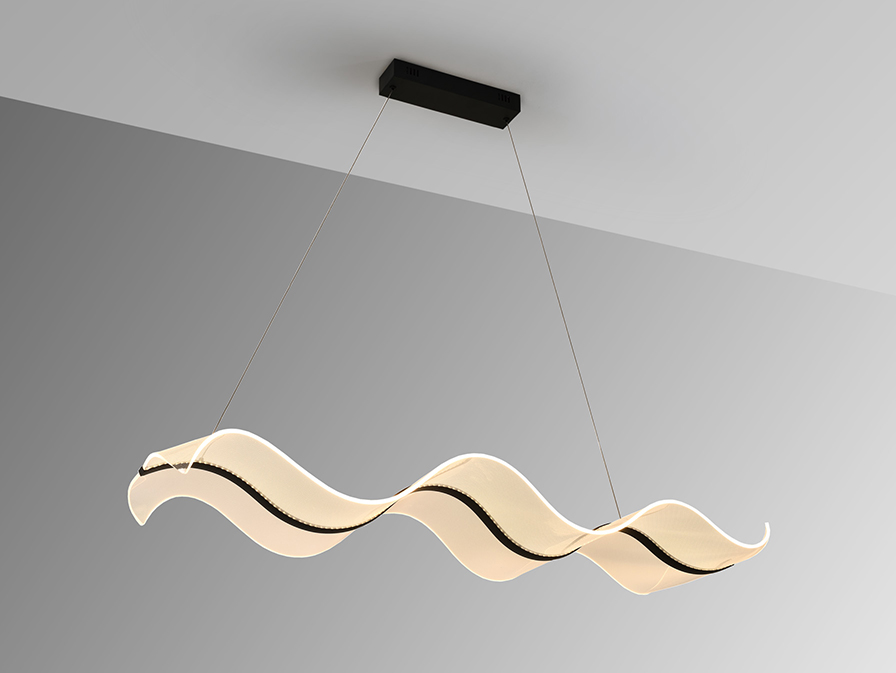 Schuller Lighting Pendants Olas 268213  OLAS - BLACK LAMP