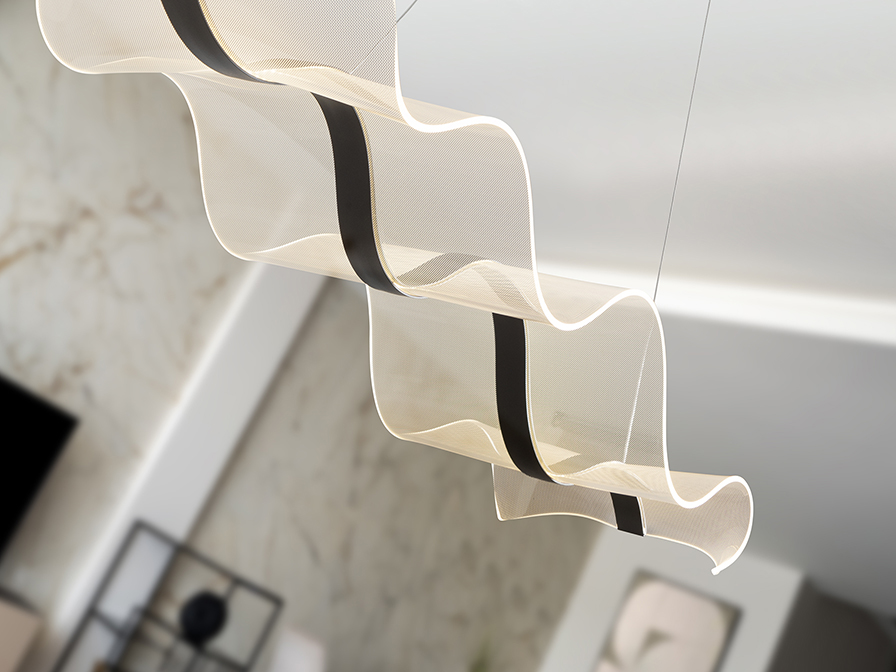 Schuller Lighting Pendants Olas 268213  OLAS - BLACK LAMP