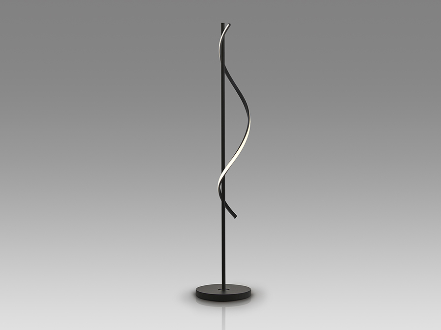 Schuller Lighting Floor lamps Boa 307758  BOA -BLACK FLOOR LAMP