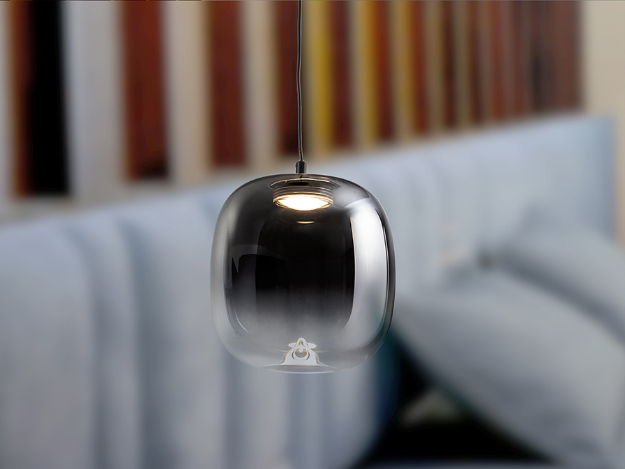 Schuller Lighting 1 Light Pendants Onice 314107  ONICE - LAMP 1L BLACK-SMOKE