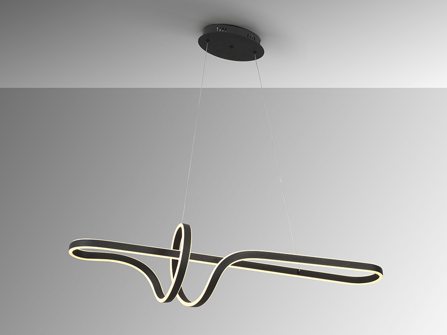 Schuller Lighting Pendants Symphony 359728  SIMPHONY - BLACK LAMP