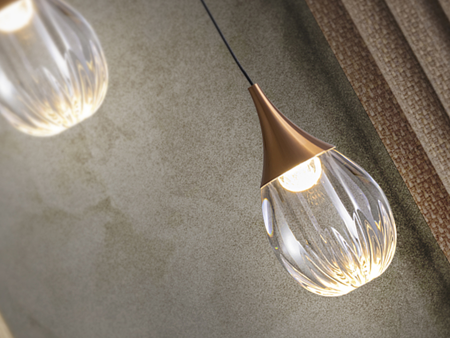 Schuller Lighting 1 Light Pendants Corina 403467  CORINA - LAMP 1L BLACK-COPPER