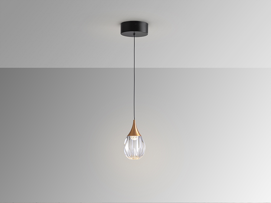 Schuller Lighting 1 Light Pendants Corina 403467  CORINA - LAMP 1L BLACK-COPPER
