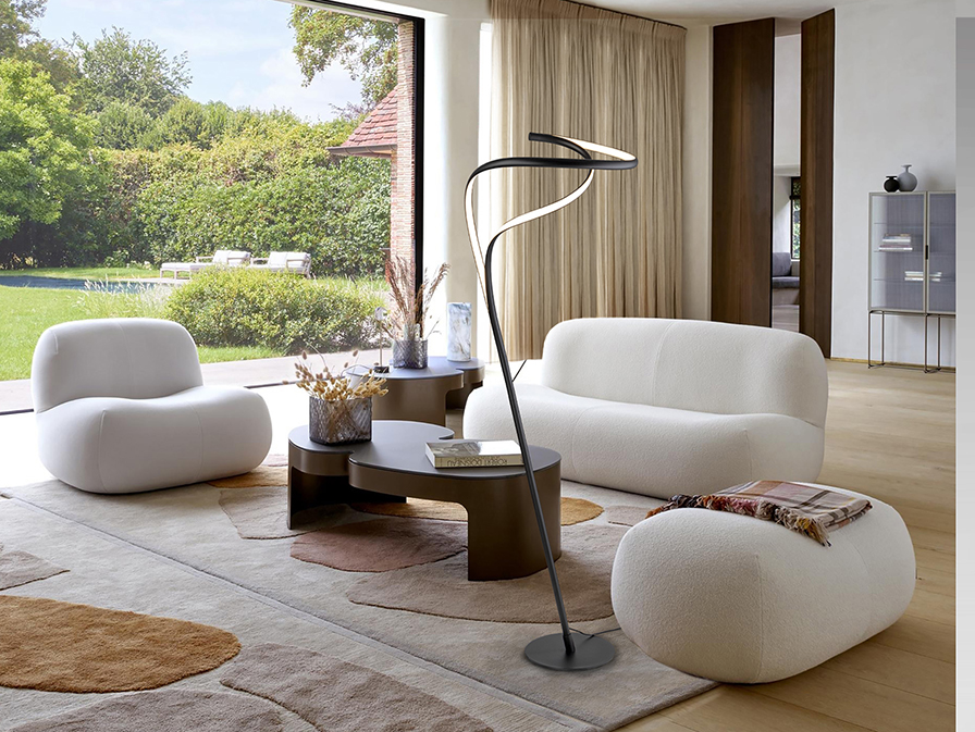 Schuller Lighting Floor lamps Danza 513481  DANZA - BLACK FLOOR LAMP