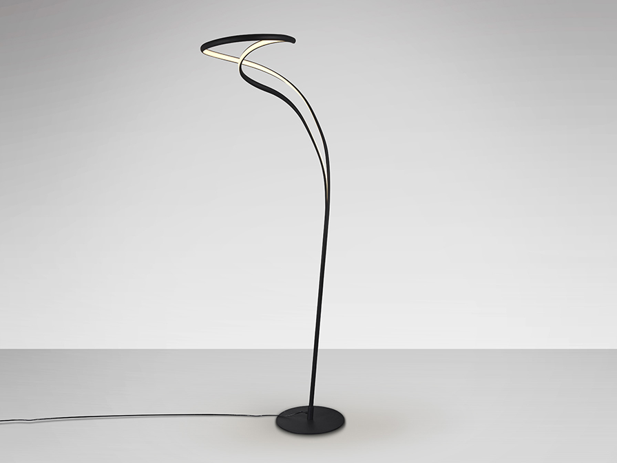 Schuller Lighting Floor lamps Danza 513481  DANZA - BLACK FLOOR LAMP