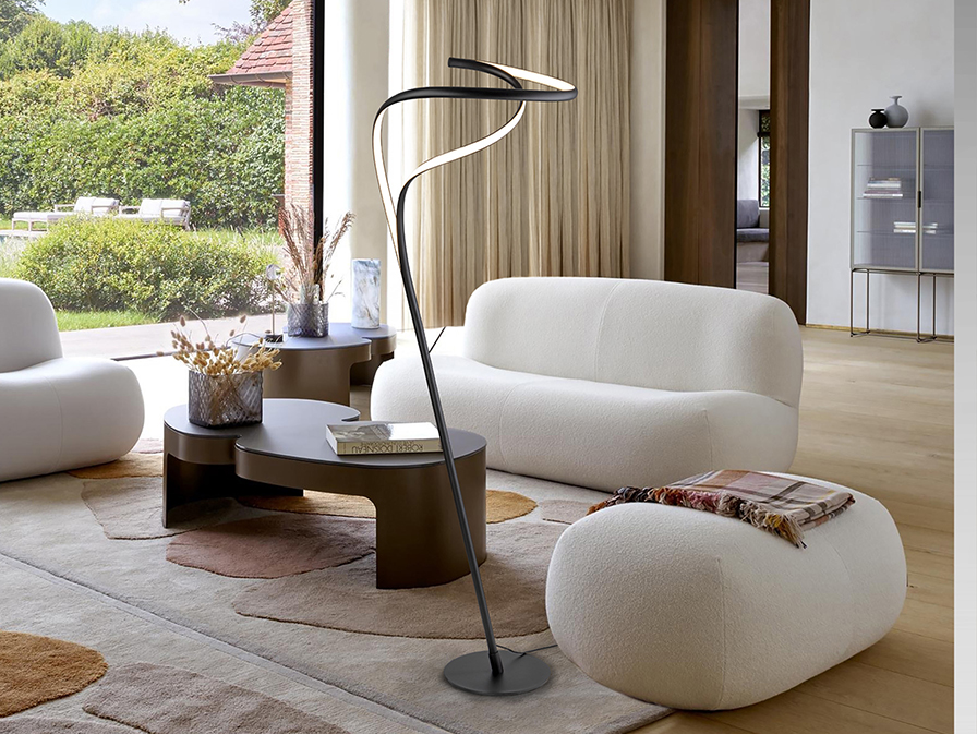 Schuller Lighting Floor lamps Danza 513481  DANZA - BLACK FLOOR LAMP