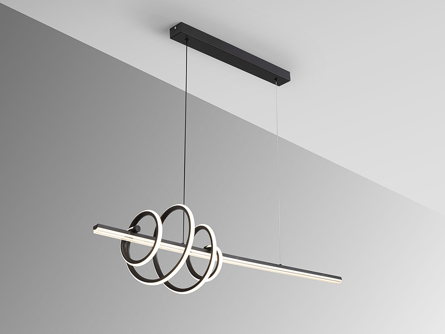 Schuller Lighting Pendants Tornado 693073  TORNADO - BLACK LAMP